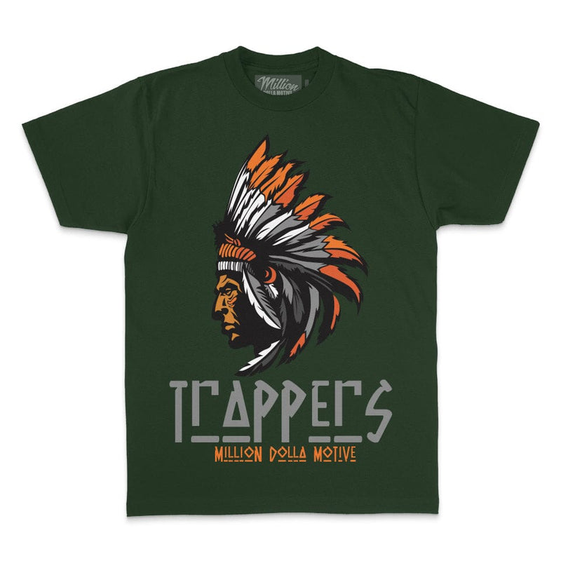 Trappers - Dark Emerald Green T-Shirt T-Shirt Million Dolla Motive 