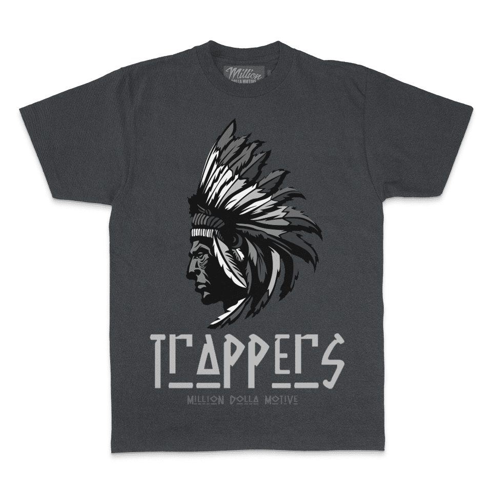 Trappers - Black Vintage Dye T-Shirt