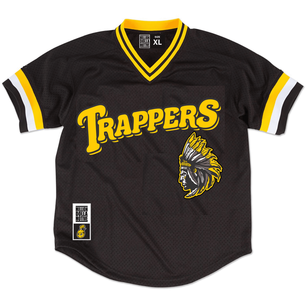 
                  
                    Trappers - Yellow on Black Jersey
                  
                