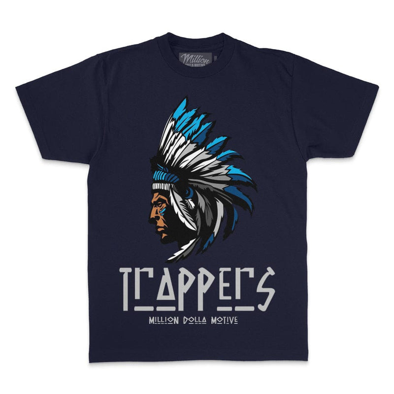 Trappers - Navy Blue T-Shirt T-Shirt Million Dolla Motive 