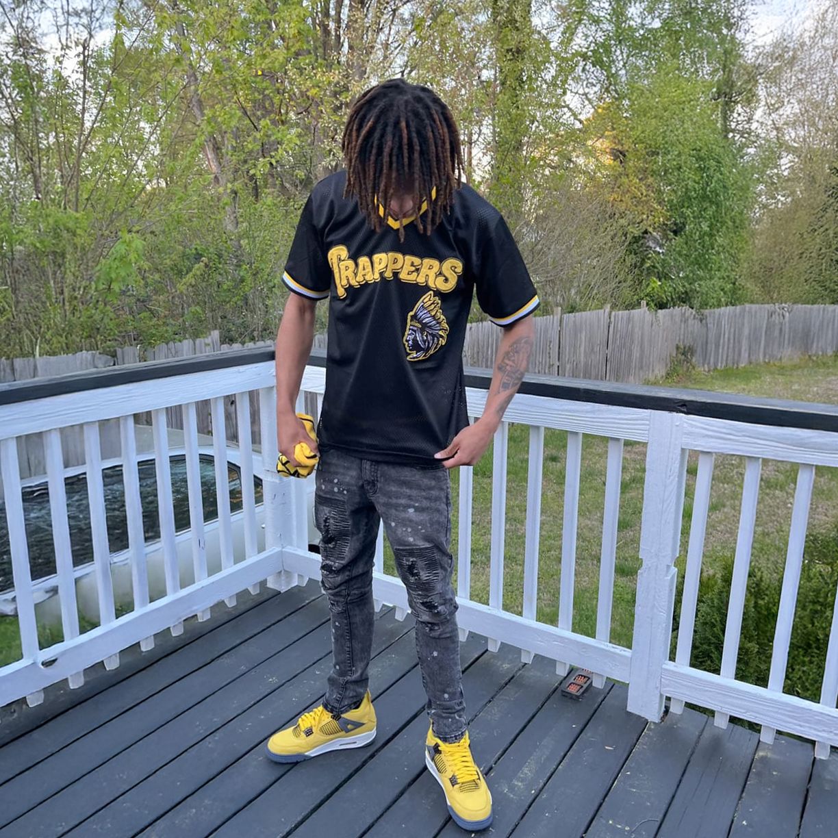
                  
                    Trappers - Yellow on Black Jersey
                  
                
