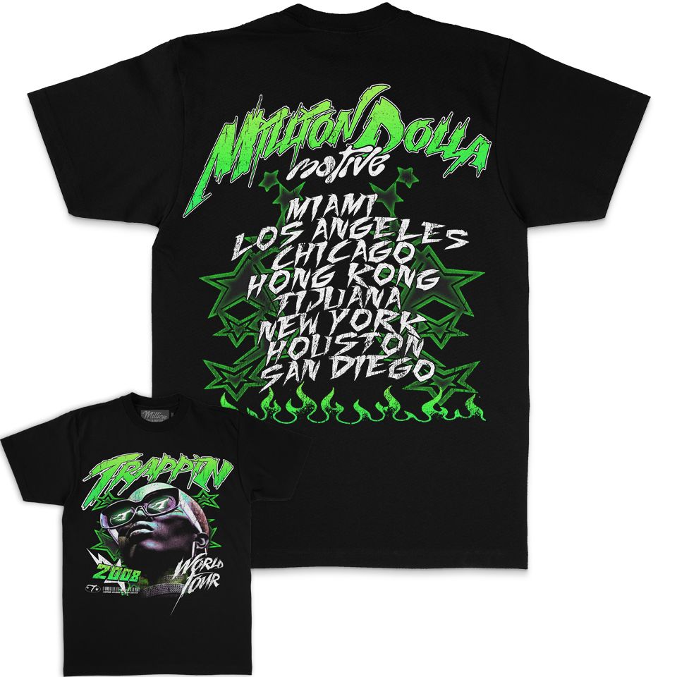 
                  
                    Trappin World Tour - Black T-Shirt
                  
                