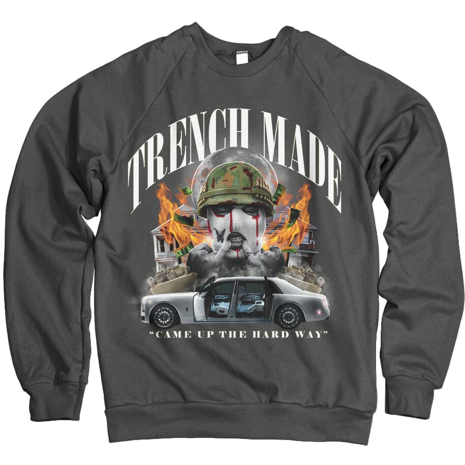 Trench Made Soldier - Dark Grey Crewneck Sweatshirt