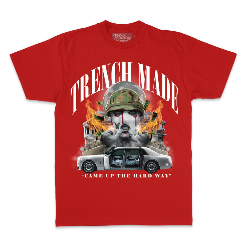 Trench Made Soldier - Red T-Shirt T-Shirt Million Dolla Motive 