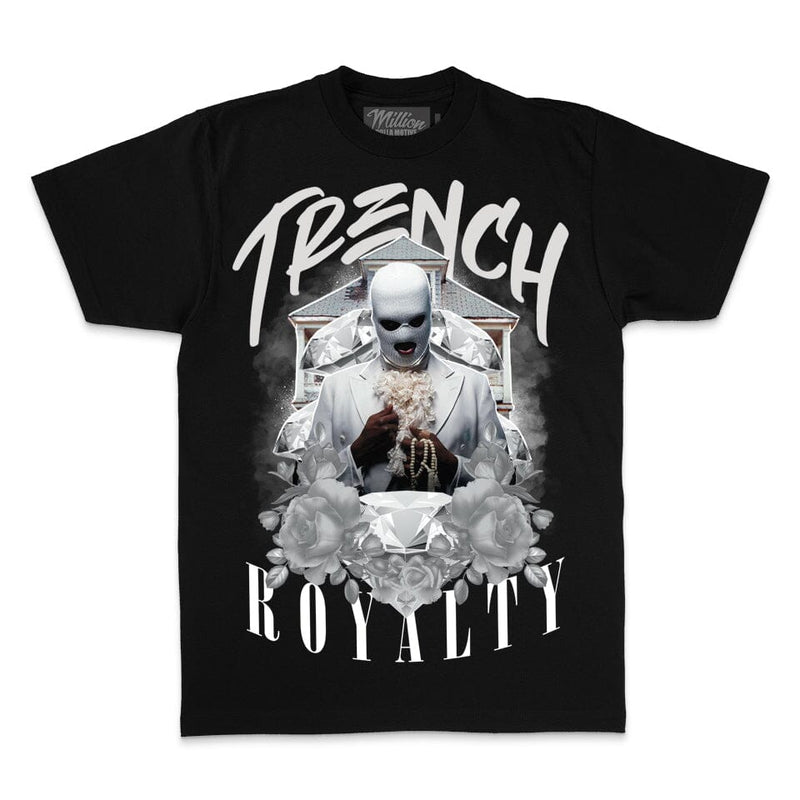 Trench Royalty - Black T-Shirt T-Shirt Million Dolla Motive 