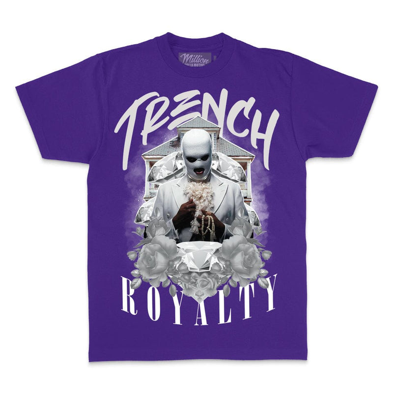 Trench Royalty - Purple T-Shirt T-Shirt Million Dolla Motive 