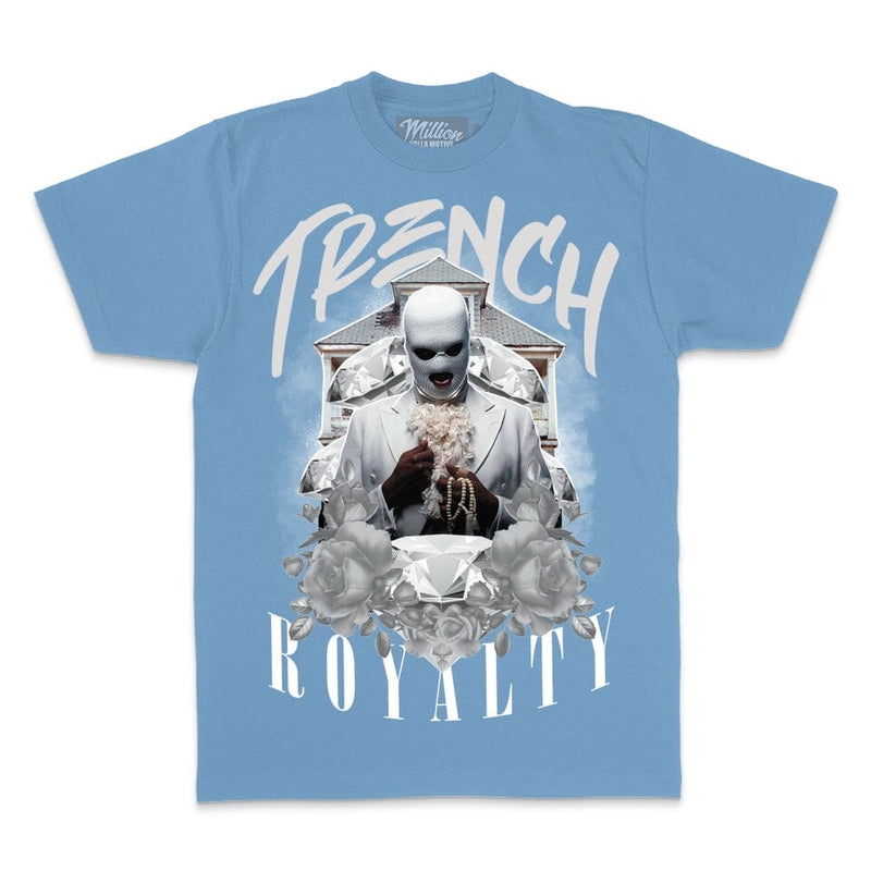 Trench Royalty - University Blue T-Shirt T-Shirt Million Dolla Motive 