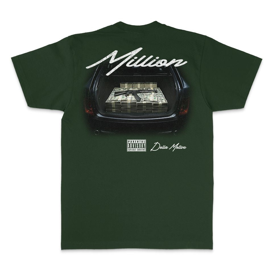 
                  
                    Trunk Money - Dark Green T-Shirt T-Shirt Million Dolla Motive 
                  
                
