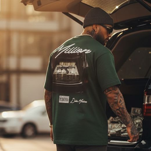 Trunk Money - Dark Green T-Shirt T-Shirt Million Dolla Motive 
