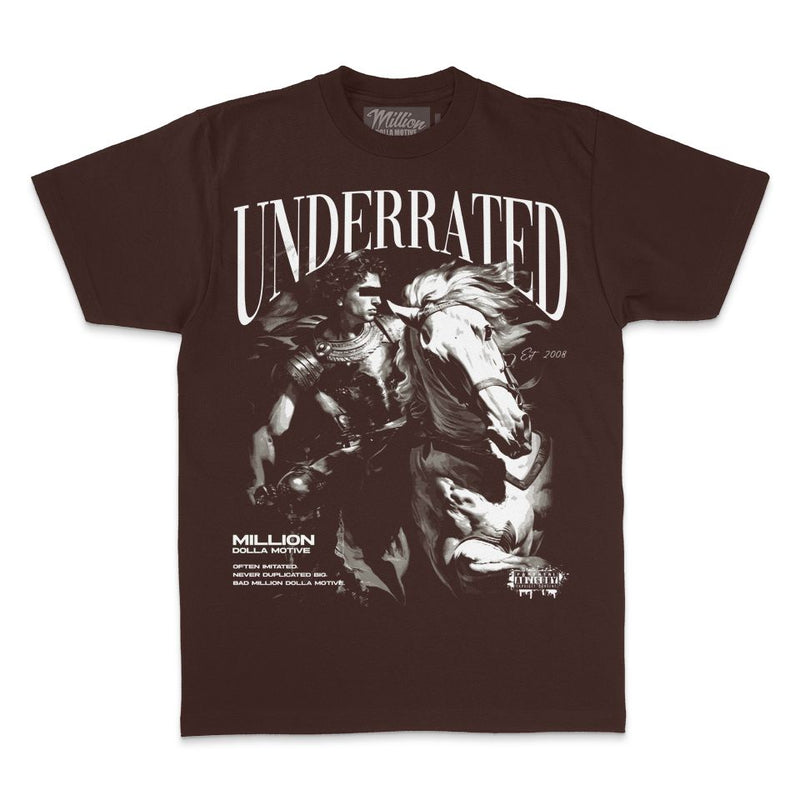 Underrated - Brown T-Shirt