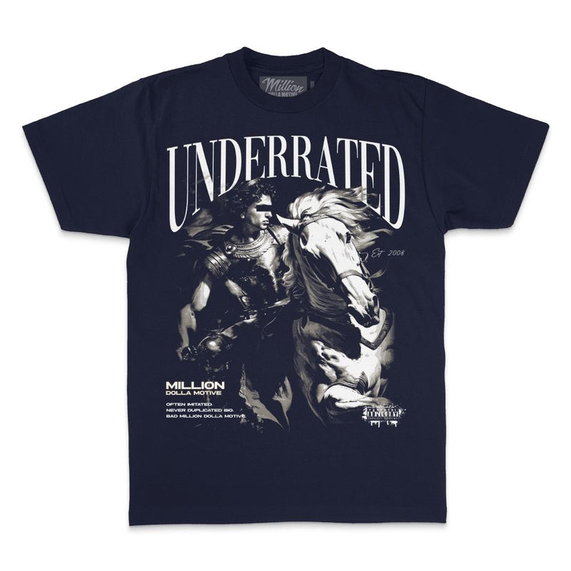 Underrated - Navy T-Shirt