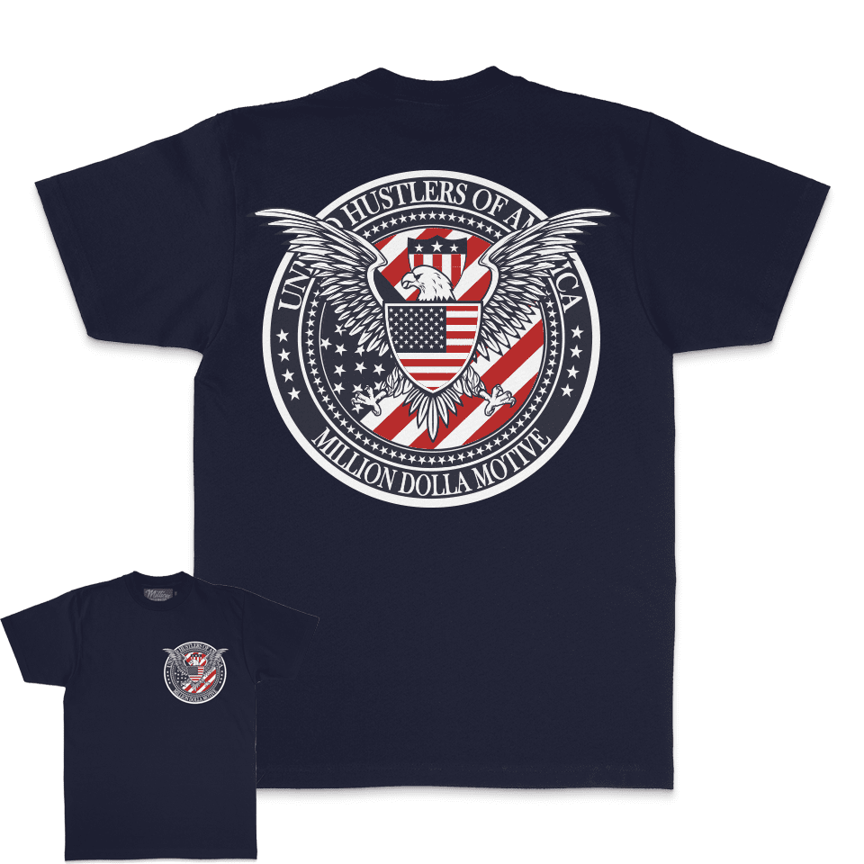 United Hustlers of America - Navy T-Shirt