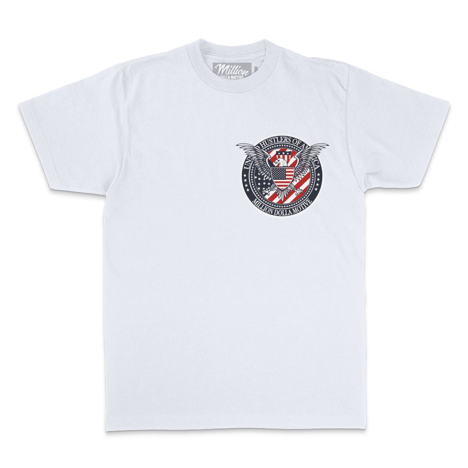 
                  
                    United Hustlers of America - White T-Shirt
                  
                