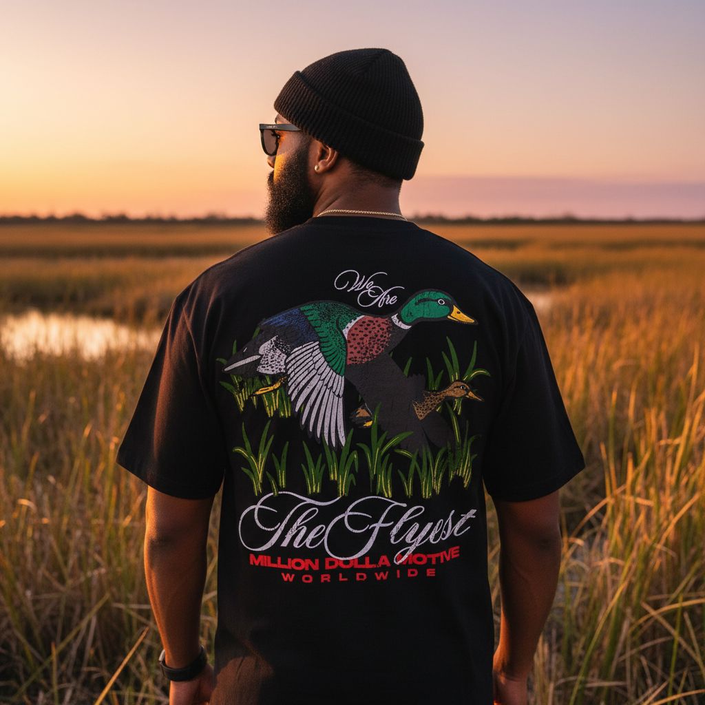 We Are The Flyest - Black T-Shirt T-Shirt Million Dolla Motive 