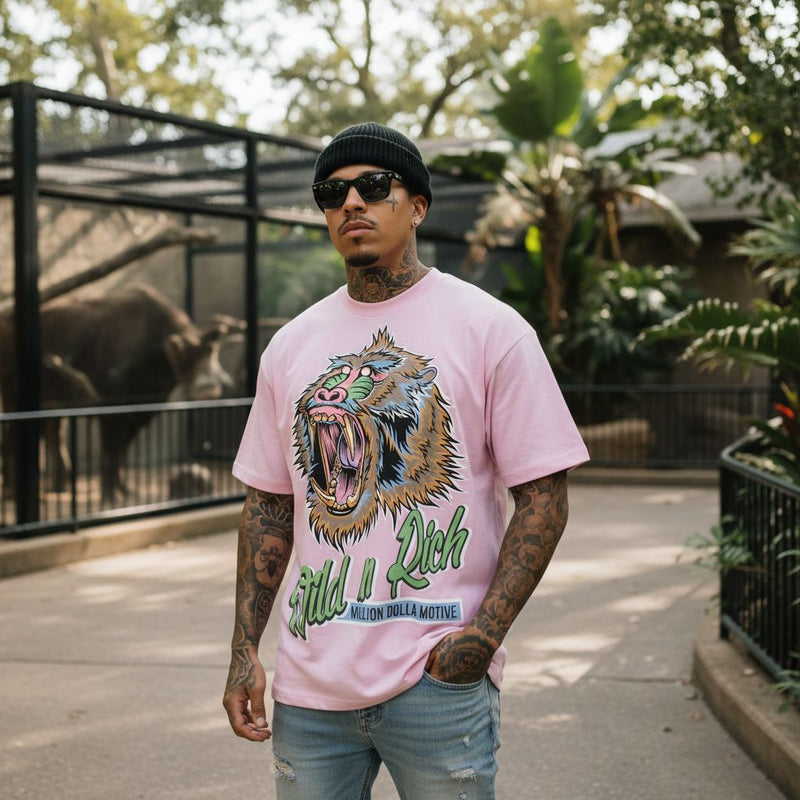 Wild N Rich - Pink T-Shirt T-Shirt Million Dolla Motive 