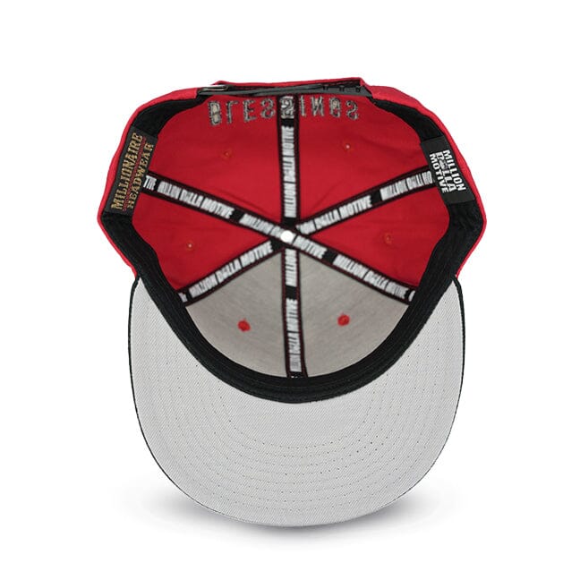 
                  
                    Blessings on Blessings - Red Snapback Cap
                  
                