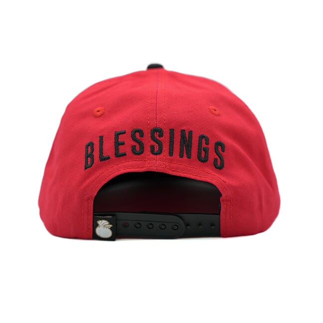 
                  
                    Blessings on Blessings - Red Snapback Cap
                  
                