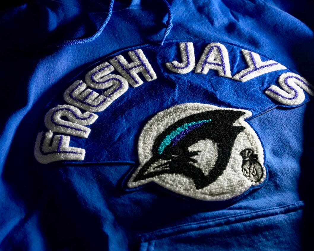 Chenille Fresh Jays - Royal Blue Hoodie Sweatshirt Outerwear Million Dolla Motive 