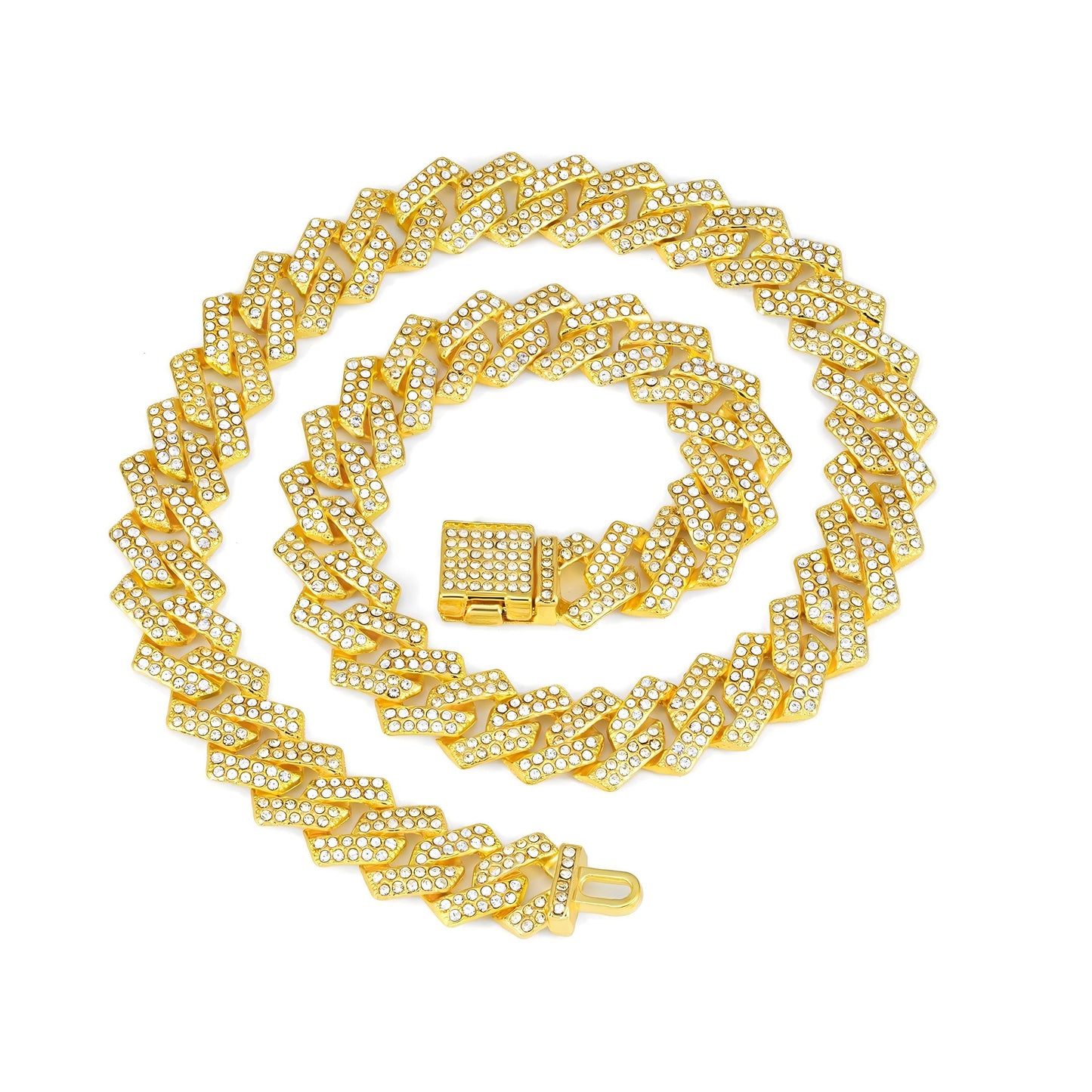 
                  
                    Prong Cuban Link with Buckle Clasp - JNK-010
                  
                