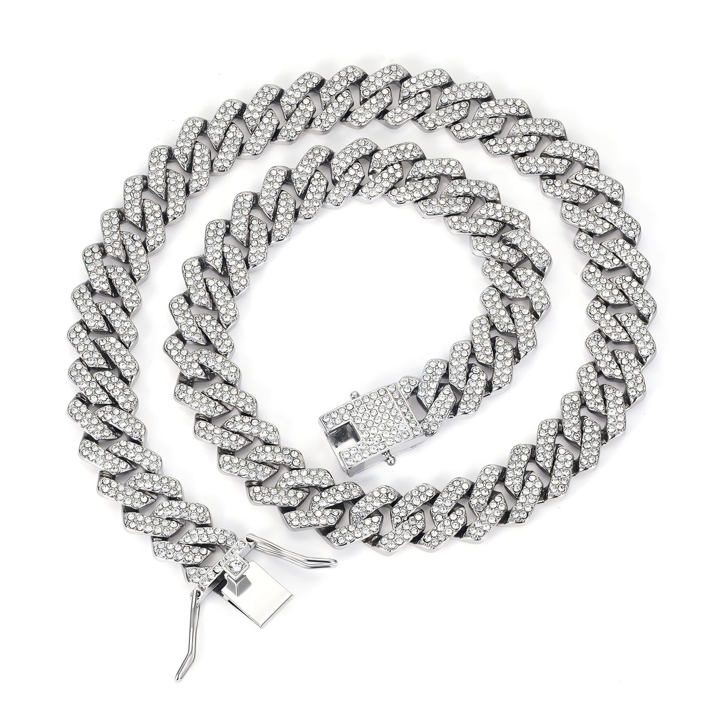 
                  
                    Prong Cuban Link with Open Box Clasp - JNK-001
                  
                