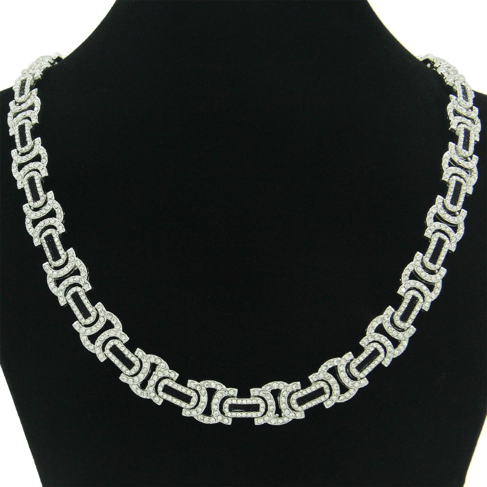 
                  
                    Byzantine Link Necklace - JNK-017
                  
                