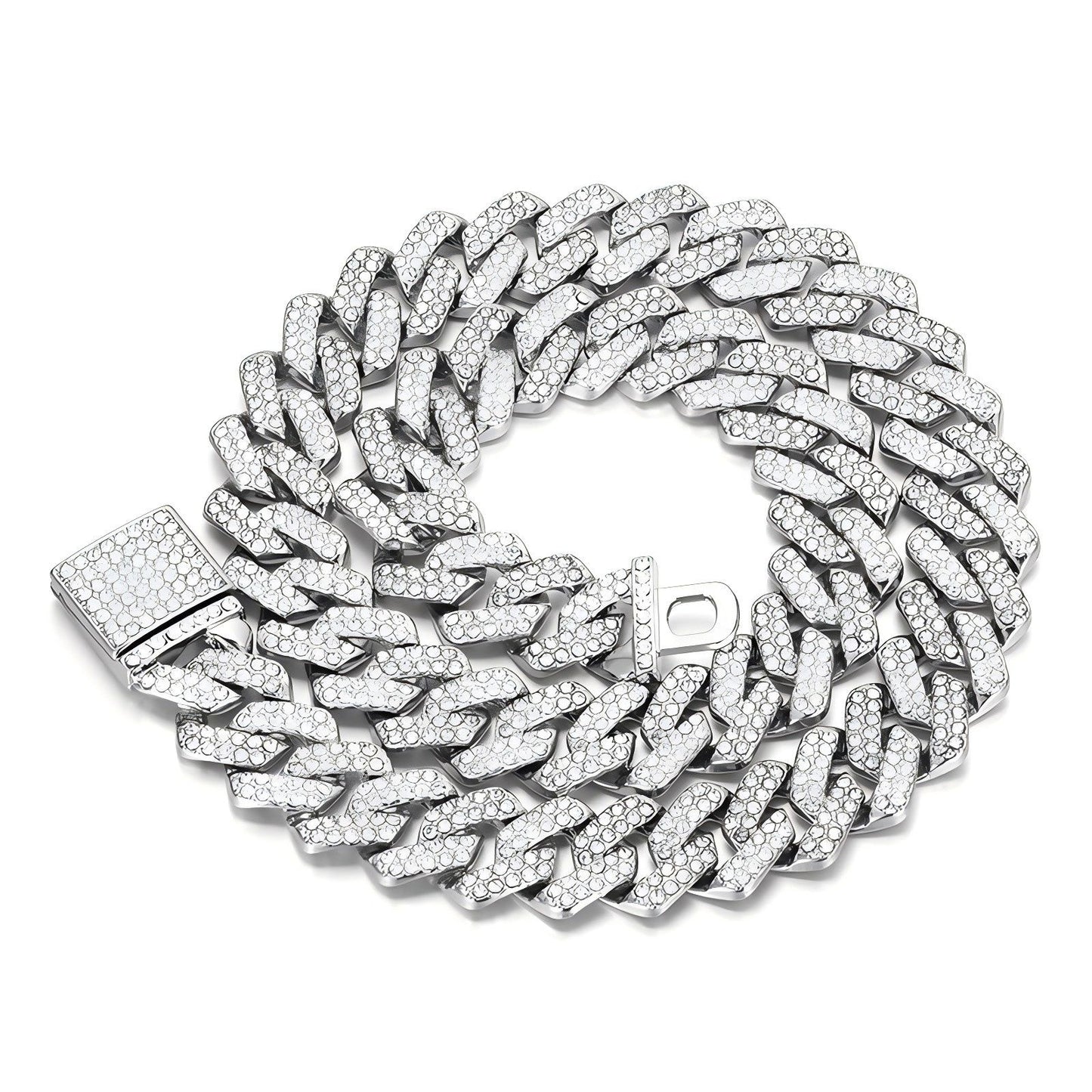 
                  
                    Prong Cuban Link with Buckle Clasp - JNK-008
                  
                
