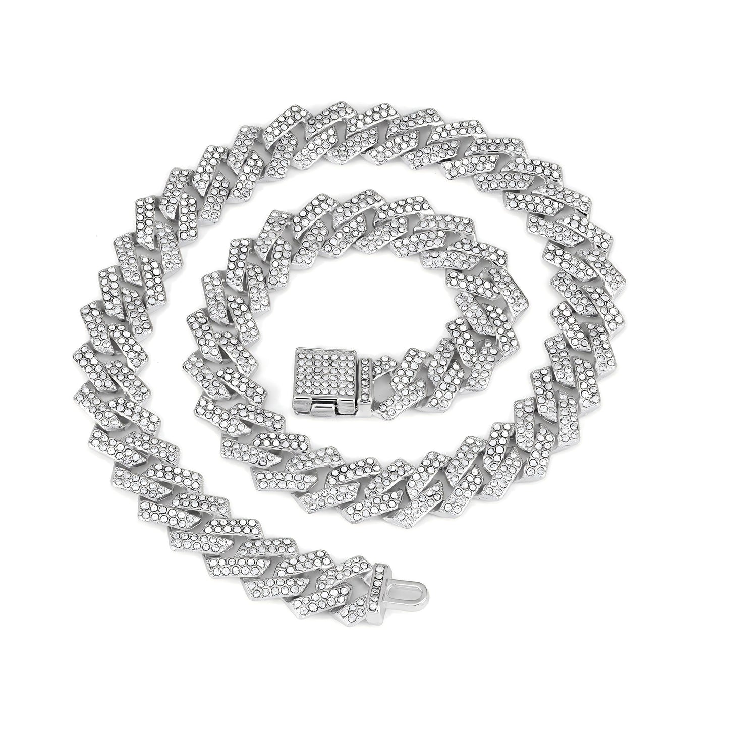 
                  
                    Prong Cuban Link with Buckle Clasp - JNK-010
                  
                