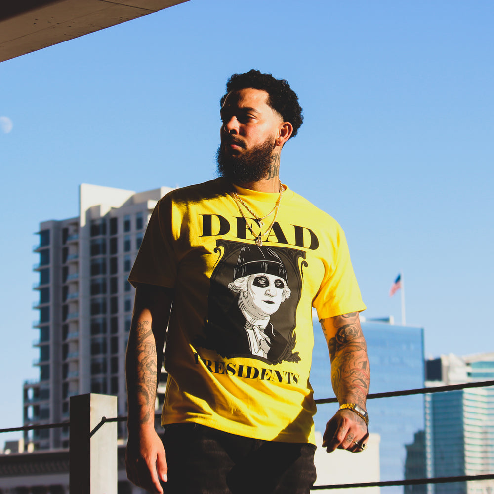 
                  
                    Dead Presidents - Yellow T-Shirt
                  
                