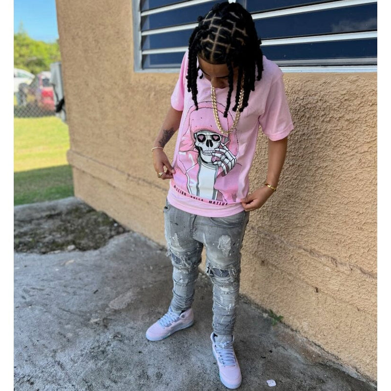 Pink Fur - Pink T-Shirt T-Shirt Million Dolla Motive 