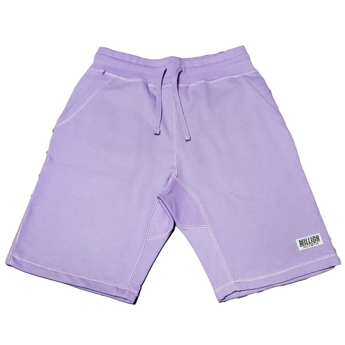 Lavender Cotton Premium Logo Shorts