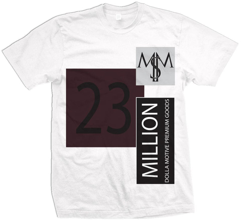 23 M$M - White T-Shirt T-Shirt Million Dolla Motive 