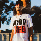 Hood Life - White T-Shirt