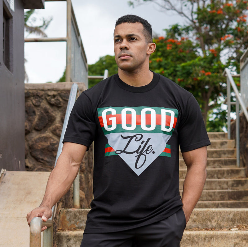 Good Life Premium - Black T-Shirt T-Shirt Million Dolla Motive 
