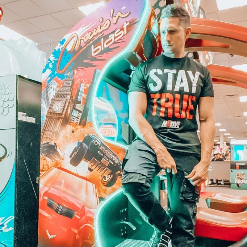 Stay True - Black T-Shirt T-Shirt Million Dolla Motive 