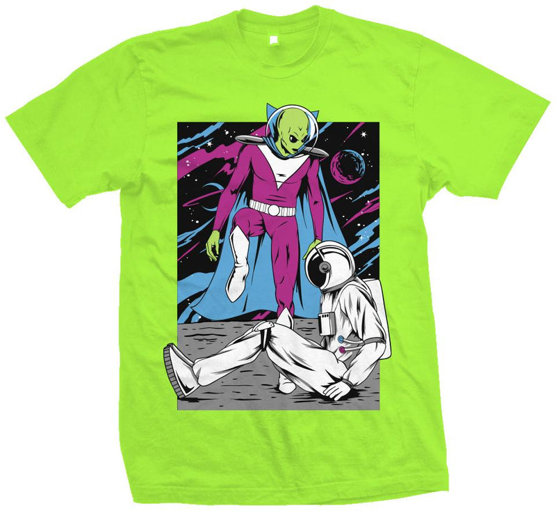 Alien Step Over - Ghost Green T-Shirt T-Shirt Million Dolla Motive 