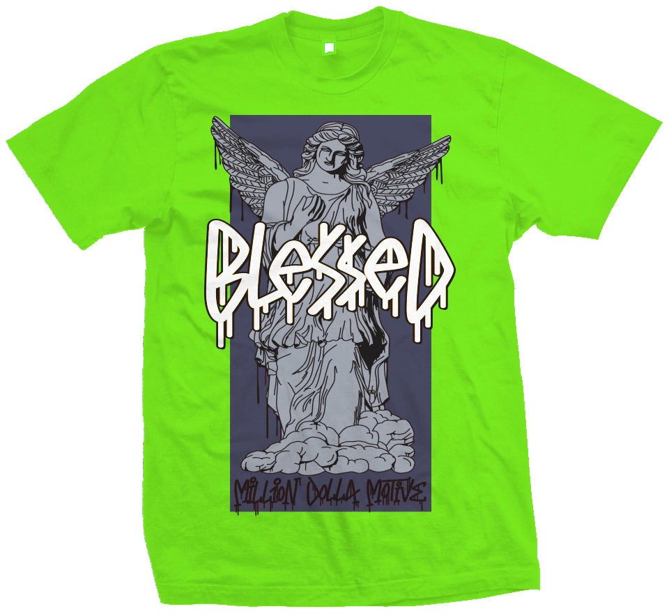 Blessed Angel - Ghost Electric Green T-Shirt
