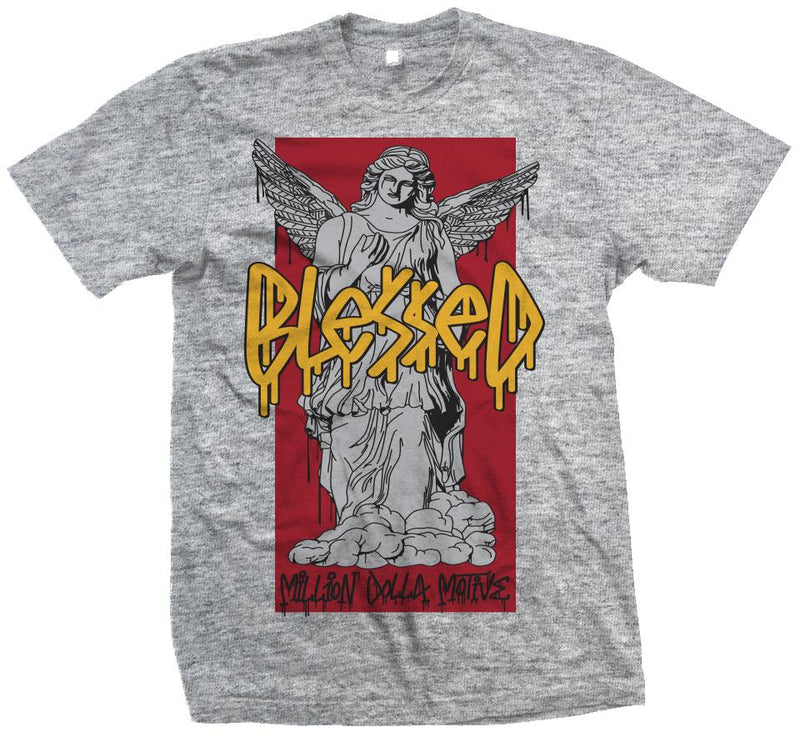 Blessed Angel - Hare - Heather Grey T-Shirt T-Shirt Million Dolla Motive 