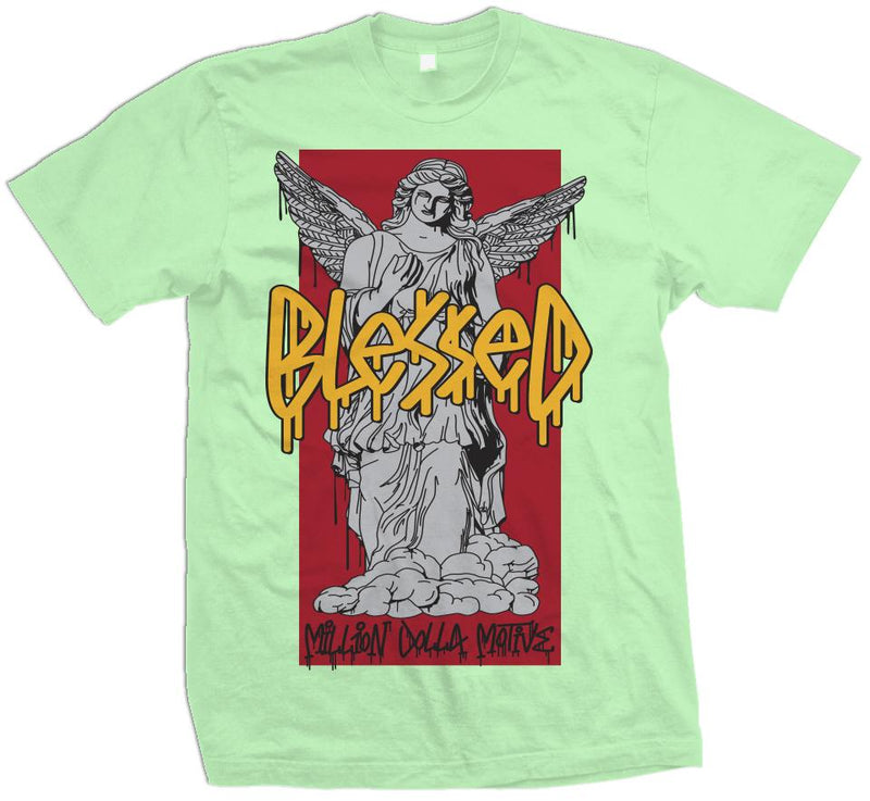 Blessed Angel - Hare - Mint T-Shirt T-Shirt Million Dolla Motive 