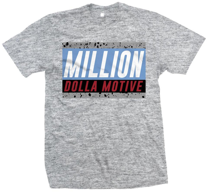 Blew Up Worldwide - Heather Grey T-Shirt T-Shirt Million Dolla Motive 