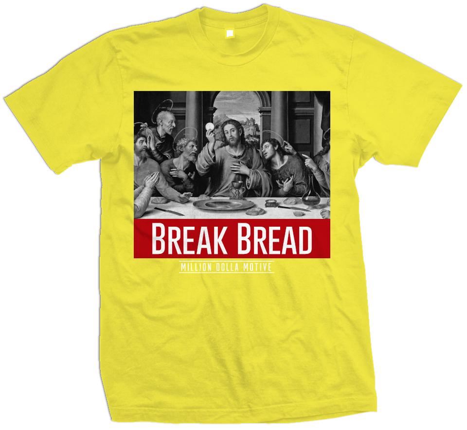 Break Bread - Optic Yellow T-Shirt