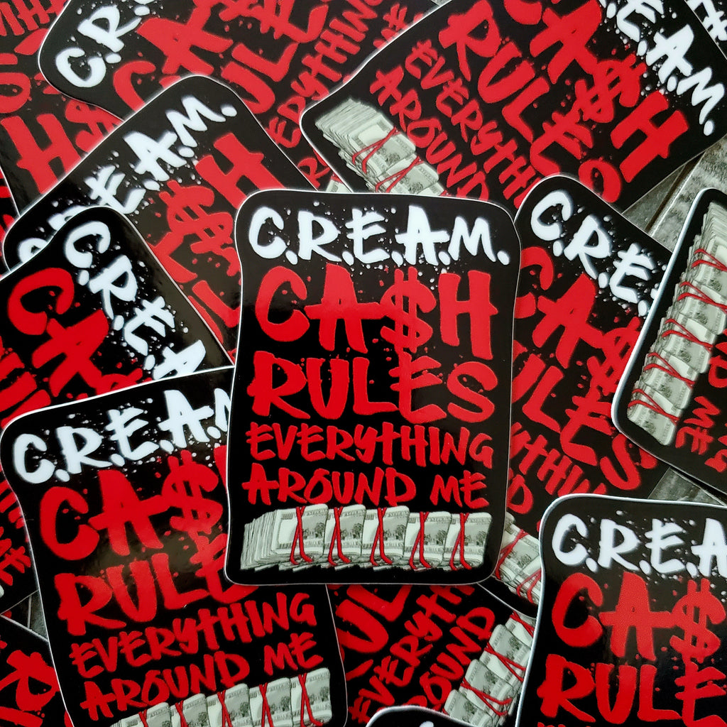 C.R.E.A.M. Sticker – Million Dolla Motive