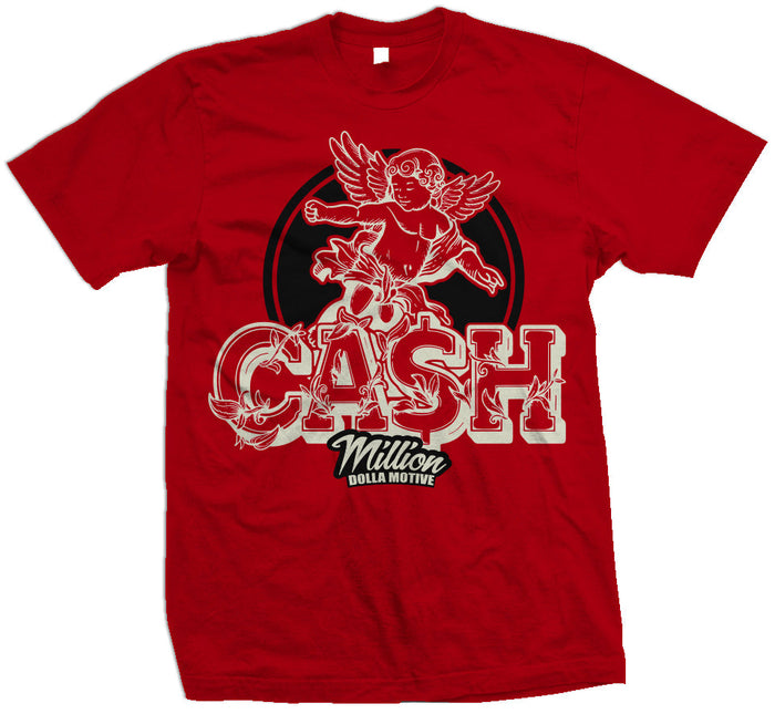 Cash Angel Cherub - Red T-Shirt