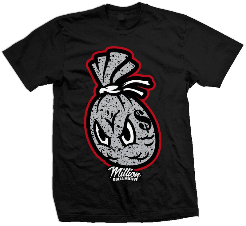 Cement Money Bag - Black T-Shirt T-Shirt Million Dolla Motive 