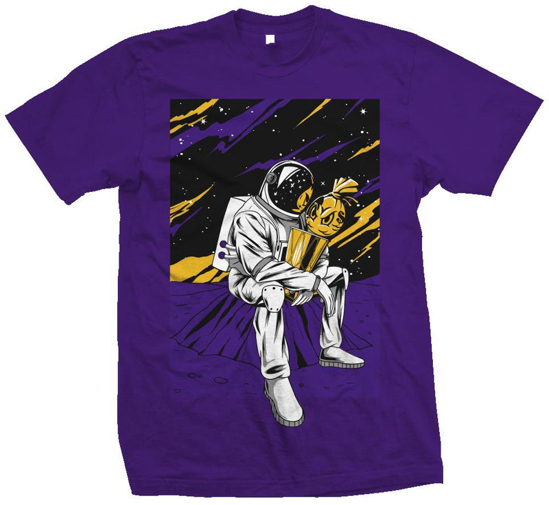 Champion In The Stars - Purple T-Shirt T-Shirt Million Dolla Motive 