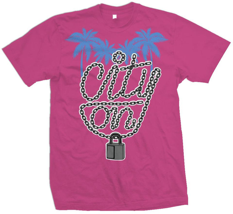 City On Lock - Hot Pink T-Shirt T-Shirt Million Dolla Motive 