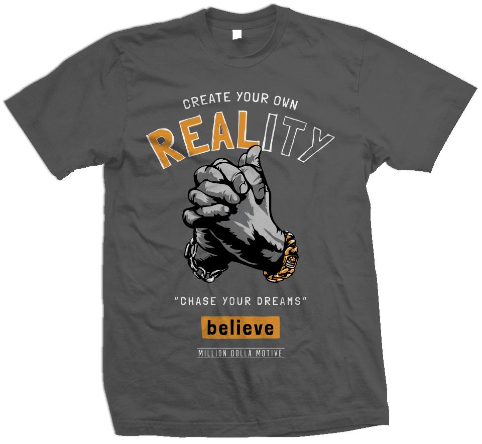 Create Your Own Reality - Dark Grey T-Shirt
