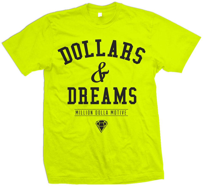 Dollars & Dreams - Volt Yellow T-Shirt