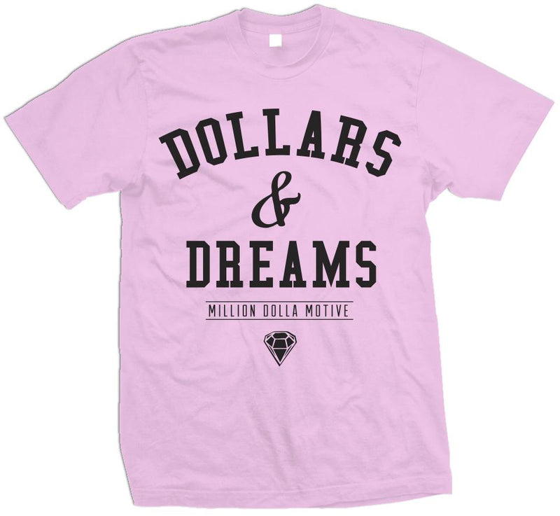 Dollars & Dreams - Pink T-Shirt T-Shirt Million Dolla Motive 