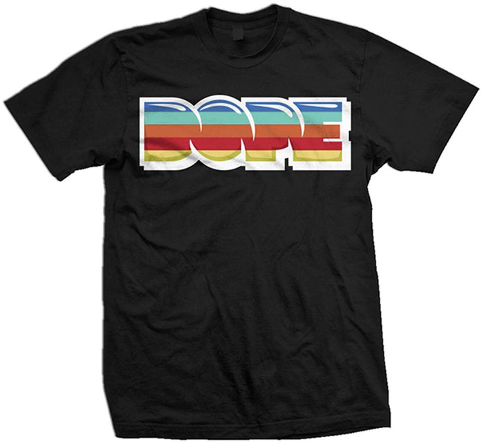 Dope Stripes - Black T-Shirt