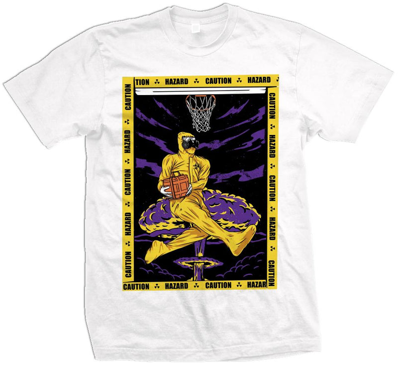 Explosive Dunk Show - White T-Shirt T-Shirt Million Dolla Motive 